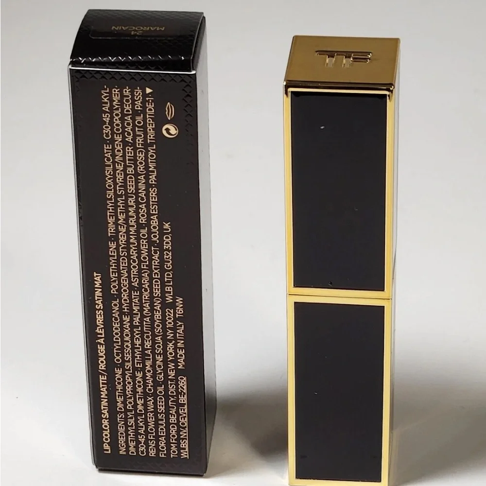 Tom Ford LIP COLOR Satin Matte - 24 MAROCAIN - 0.11 oz / 3.3 g - BRAND NEW